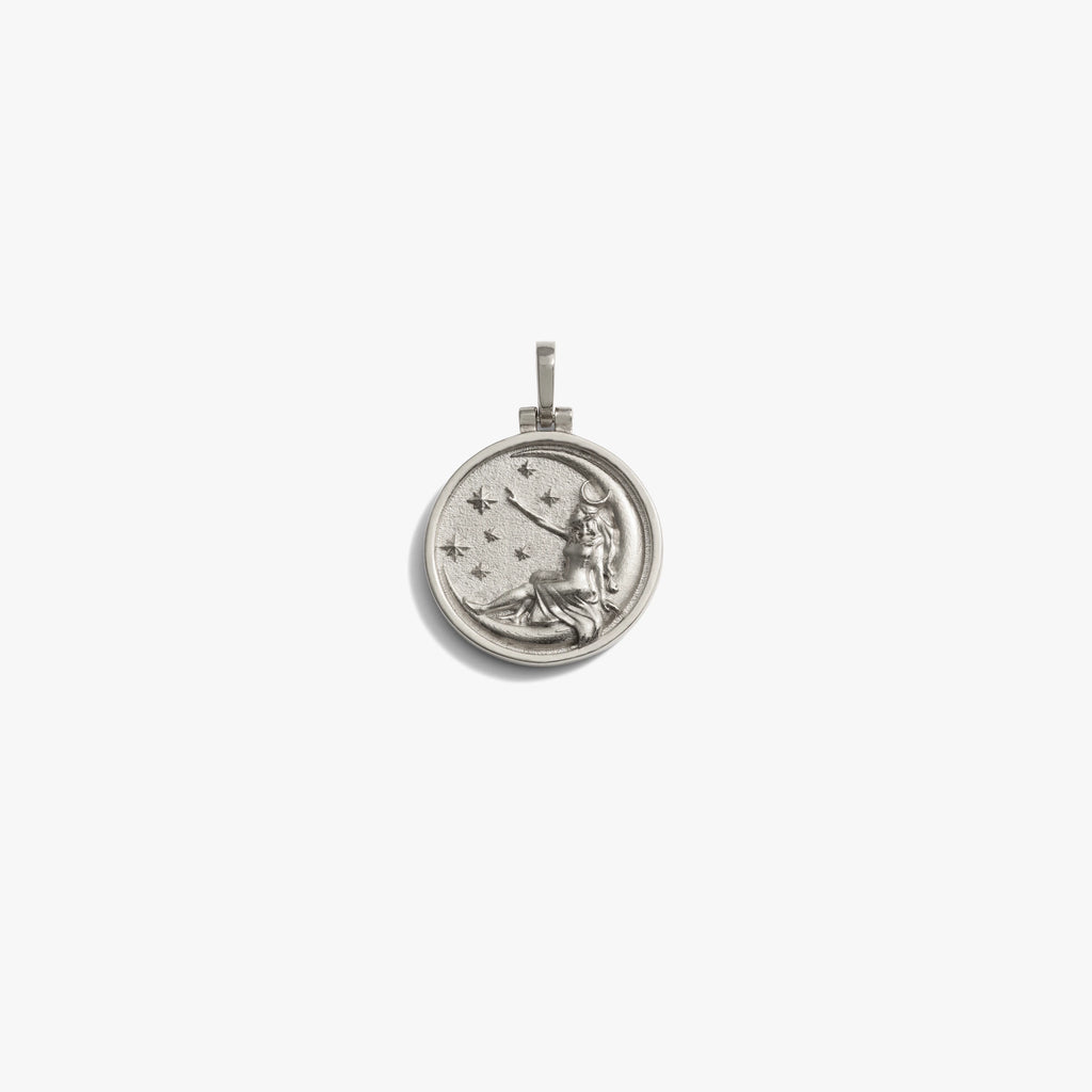 Awe Inspired Pendants 925 Sterling Silver / Selene Standard 20mm Goddess Reworks