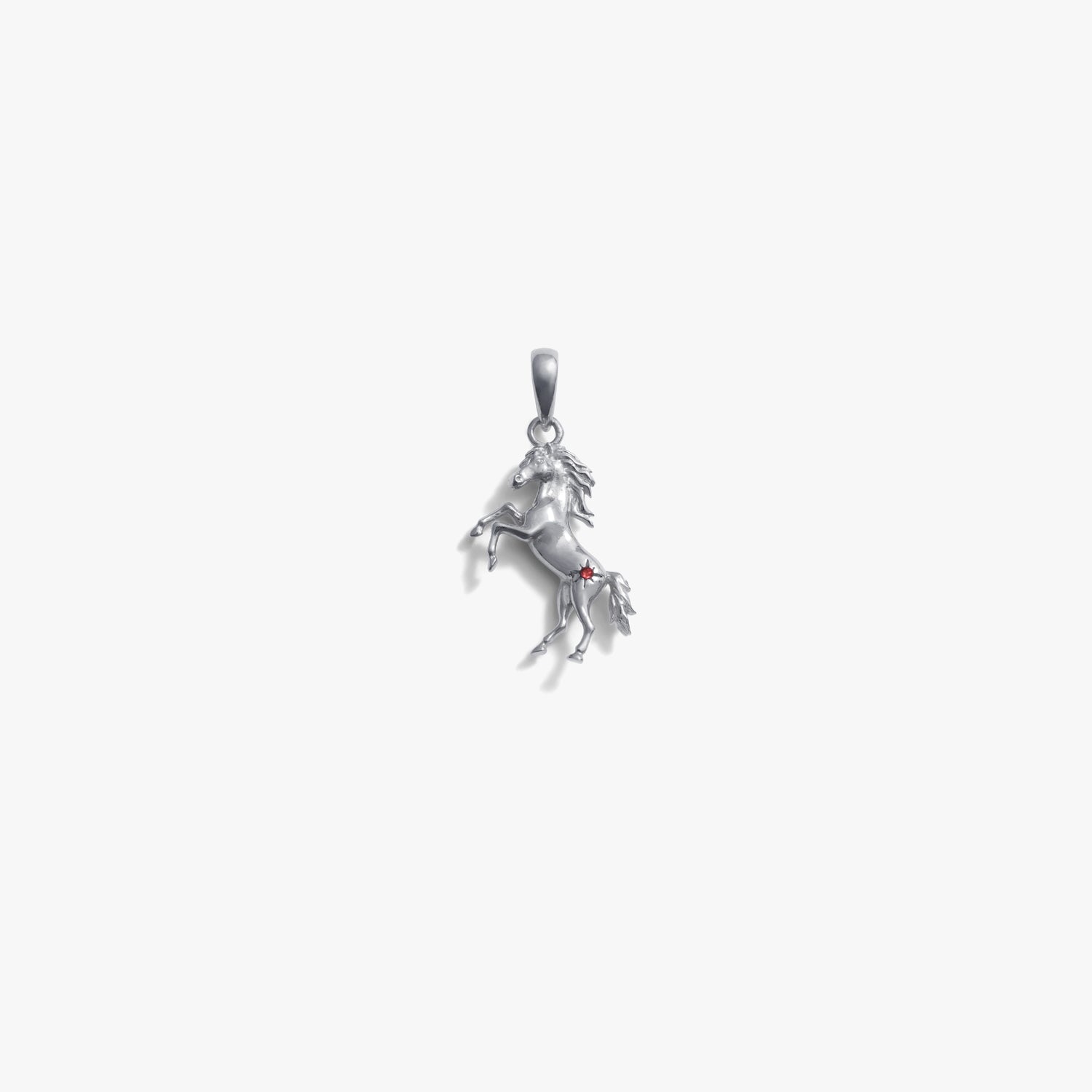 Awe Inspired Pendants 925 Sterling Silver Stallion Amulet