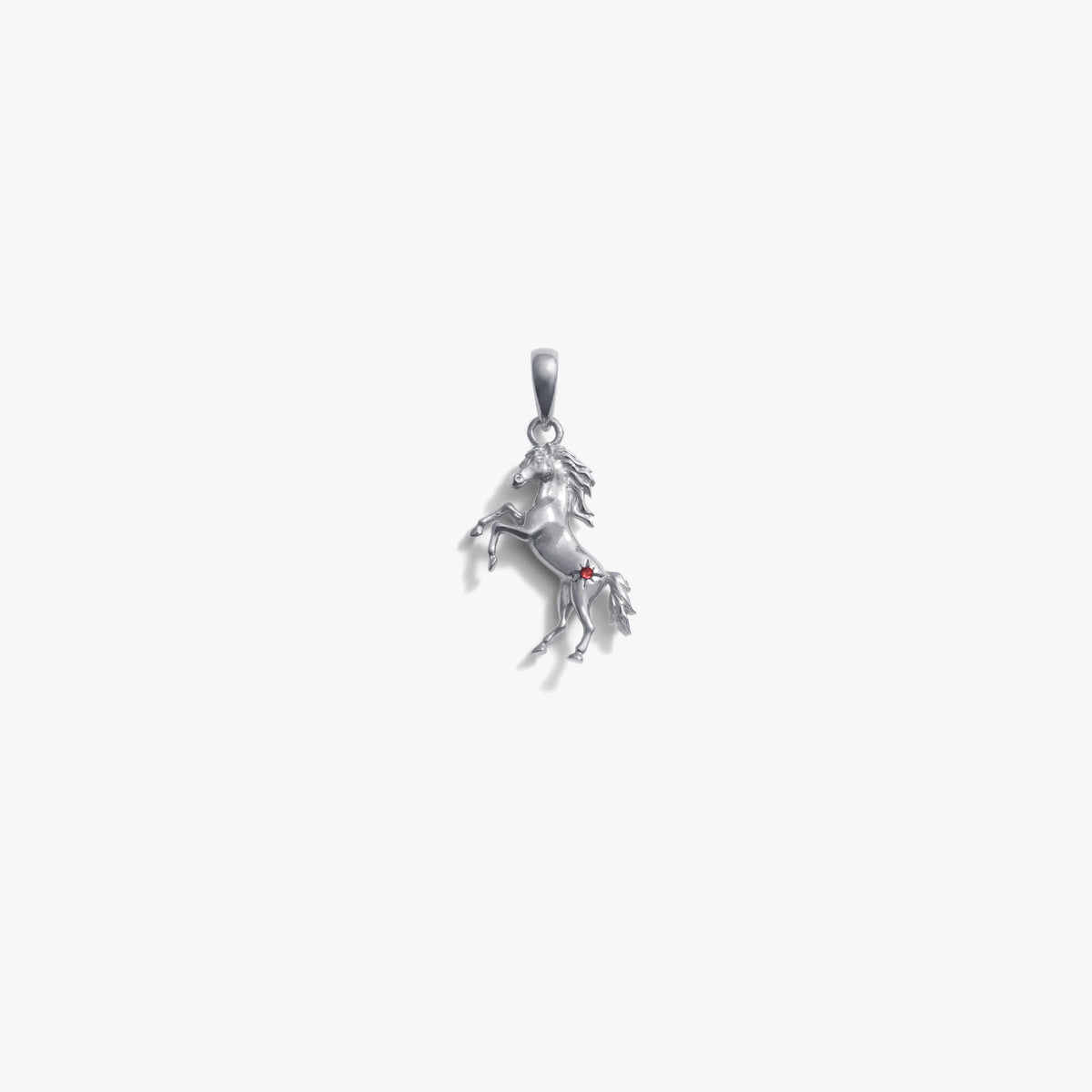 Awe Inspired Pendants 925 Sterling Silver Stallion Amulet
