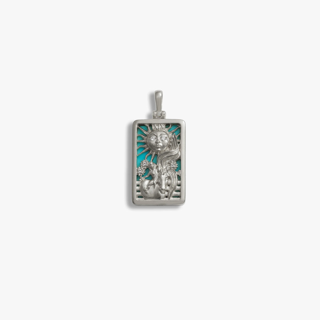 Awe Inspired Pendants 925 Sterling Silver / Sun Tarot Pendant