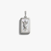 Awe Inspired Pendants 925 Sterling Silver Three of Swords Tarot Pendant