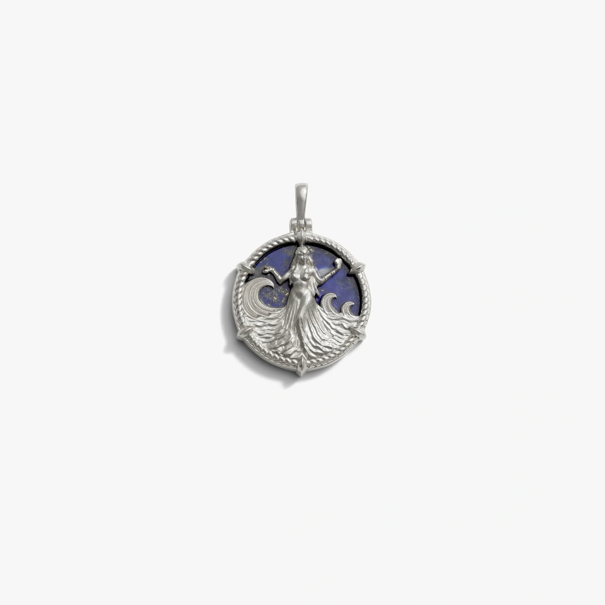 Awe Inspired Pendants 925 Sterling Silver Yemaya Pendant