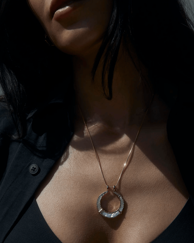 Awe Inspired Pendants Abalone Goddess Halo