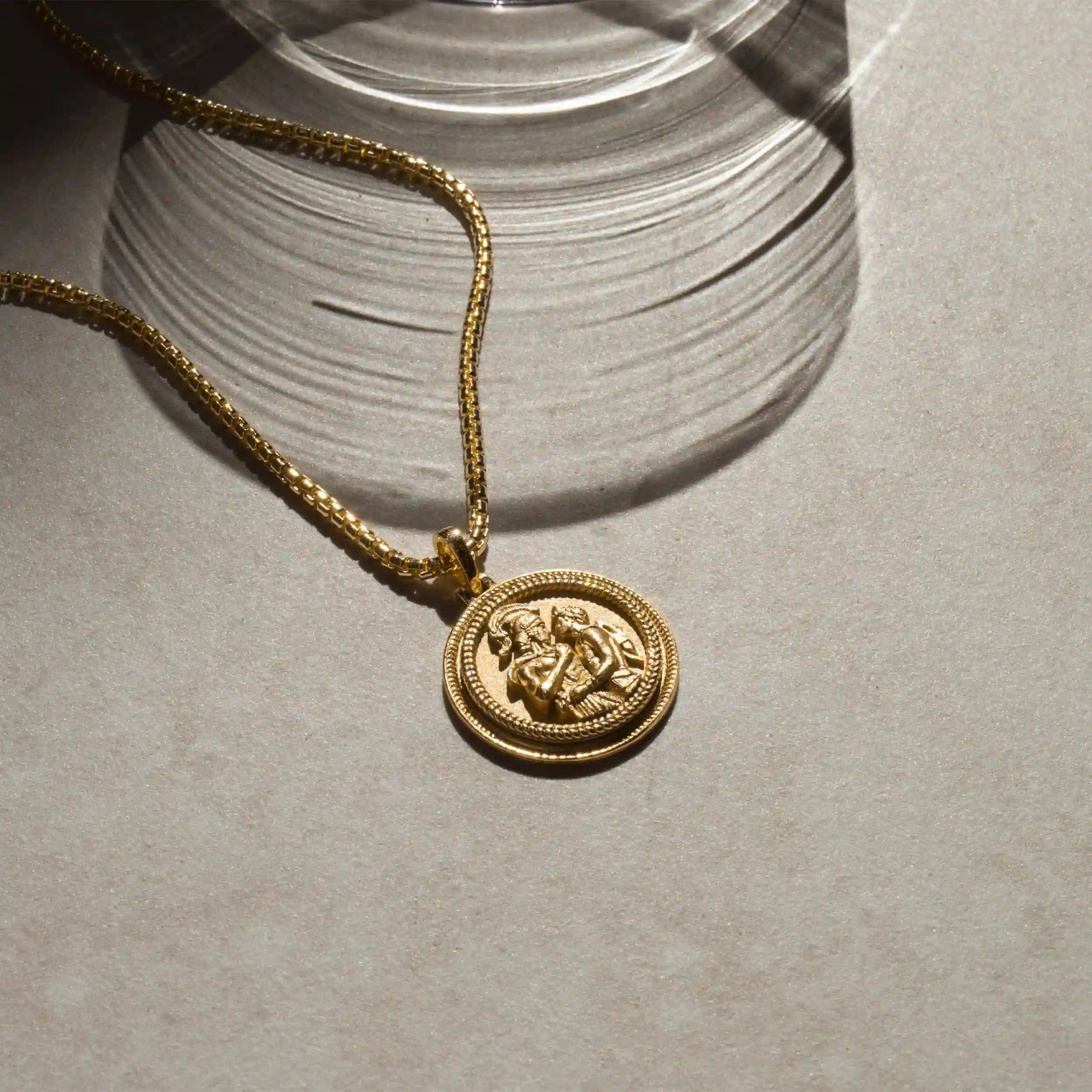 Awe Inspired Pendants Achilles + Patroclus Pendant