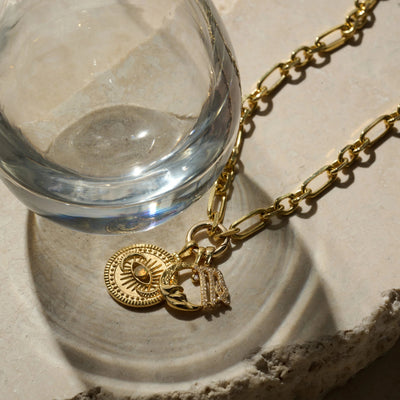 Alanis Triple Moon Necklace – Awe Inspired - Main Image