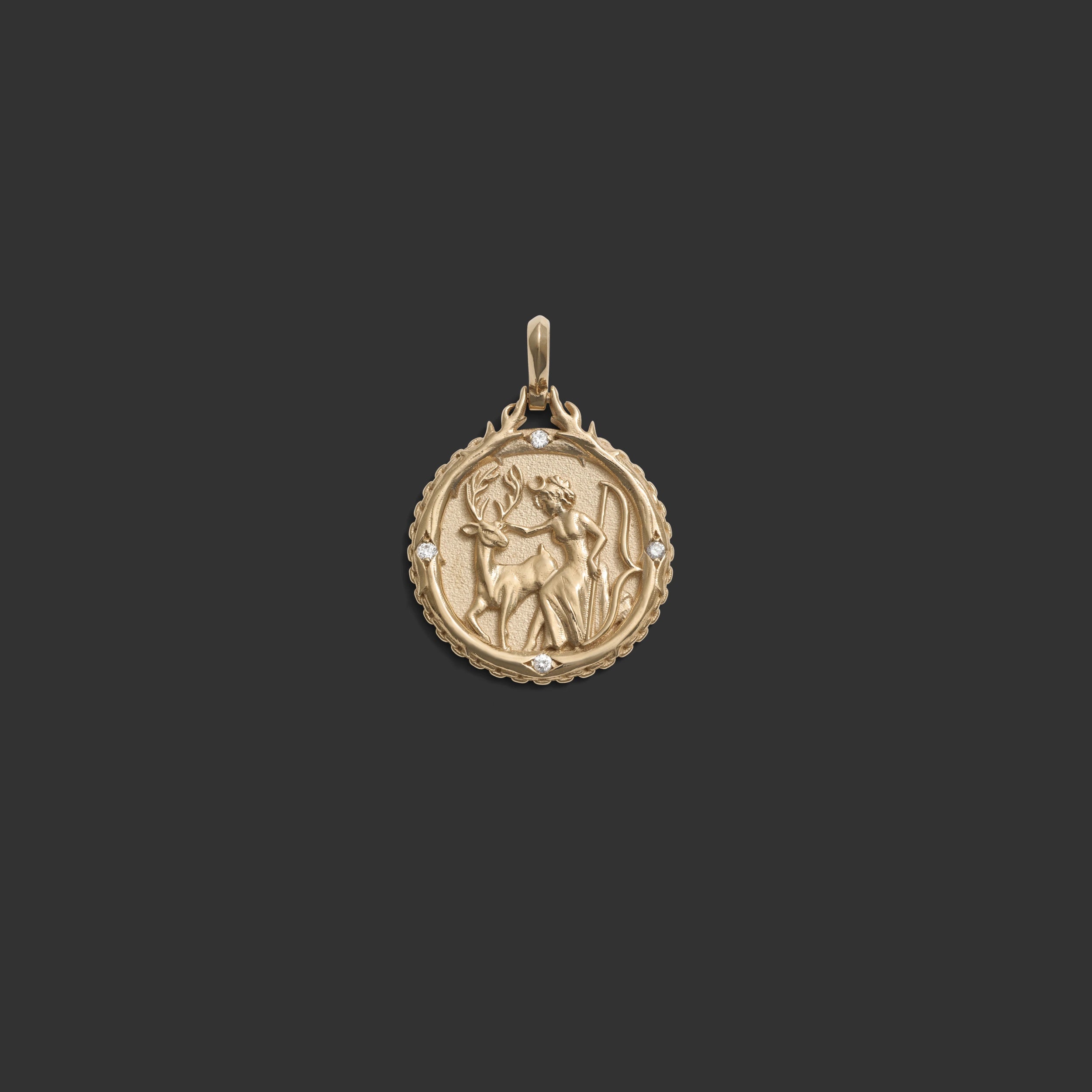 Awe Inspired Pendants Artemis Goddess Pendant