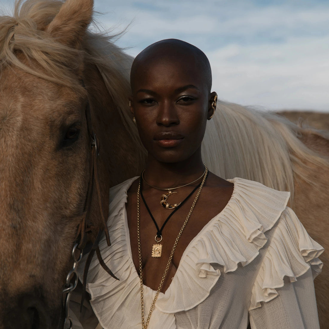 Awe Inspired Pendants Boho Moon Pendant