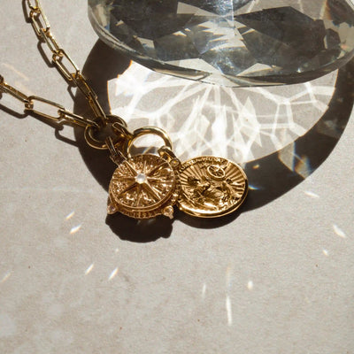 Awe Inspired Pendants Compass Locket