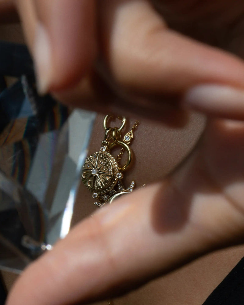 Awe Inspired Pendants Compass Locket