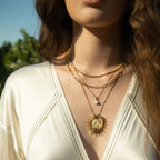 Awe Inspired Pendants Cosmic Rays Goddess Halo