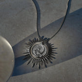 Awe Inspired Pendants Cosmic Rays Goddess Halo