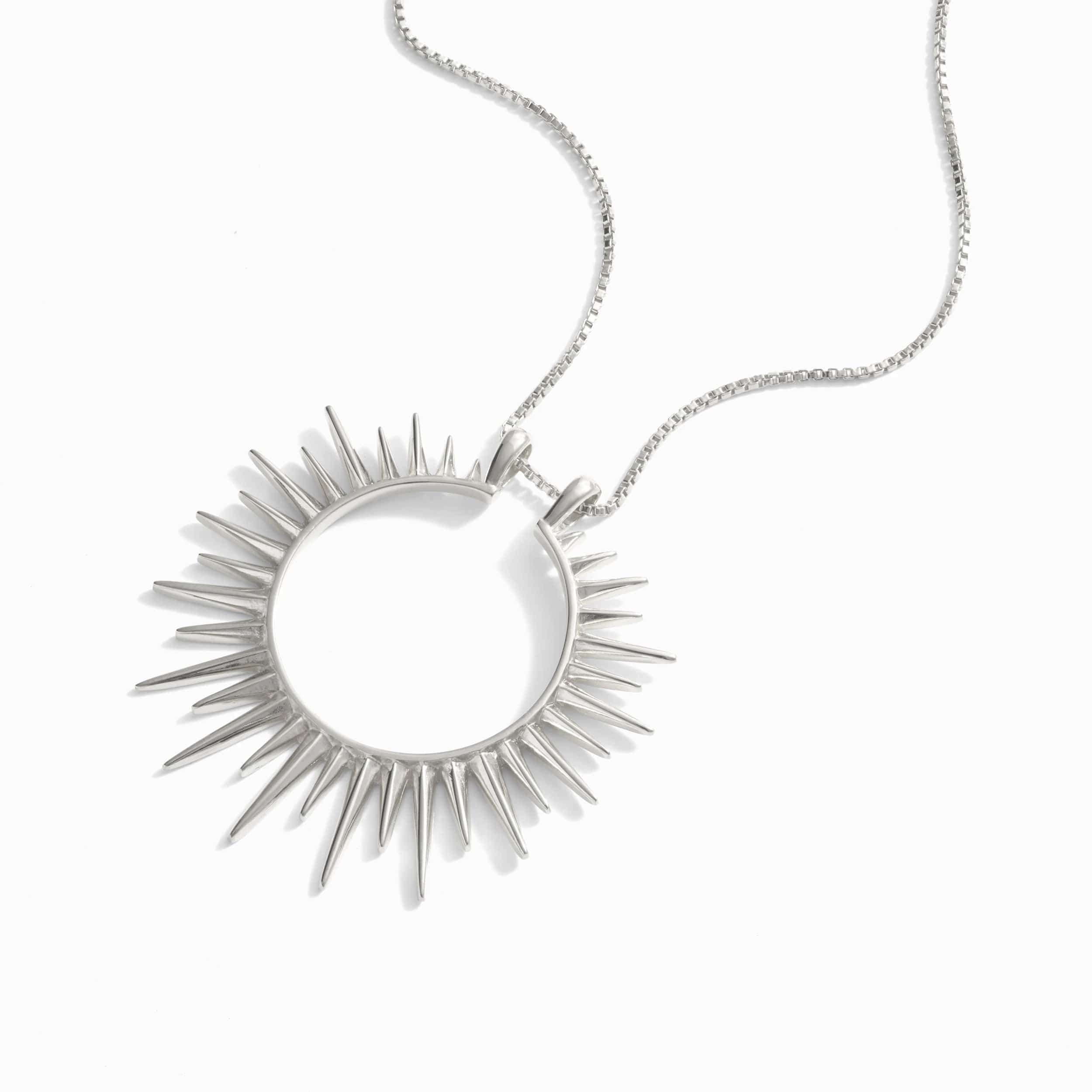 Awe Inspired Pendants Cosmic Rays Goddess Halo