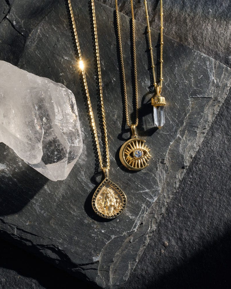 Awe Inspired Pendants Crystal Quartz Amulet