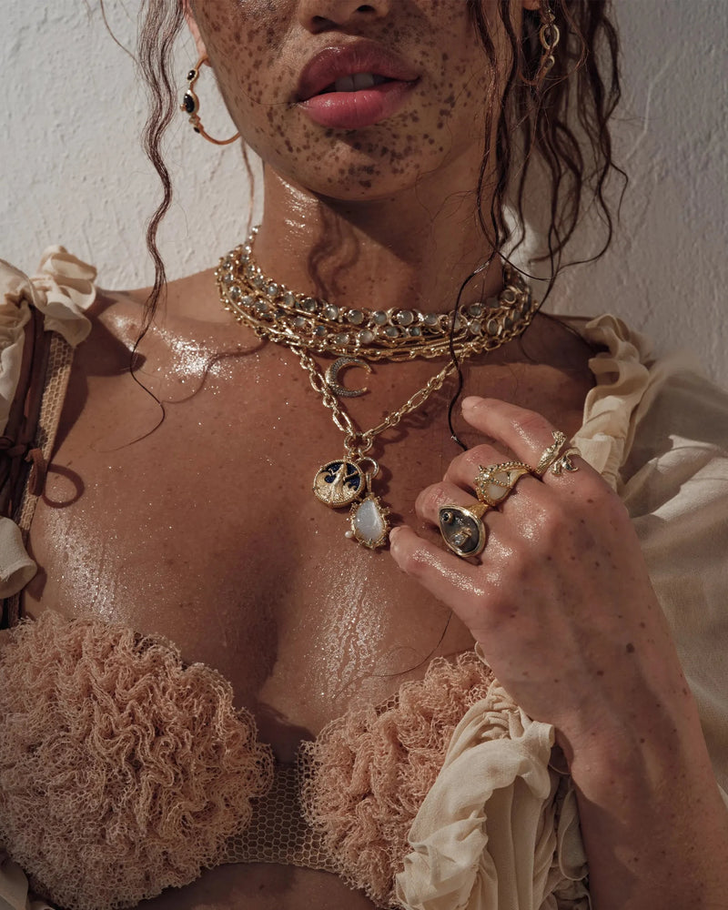 Awe Inspired Pendants Deep Sea Organic Pearl Pendant