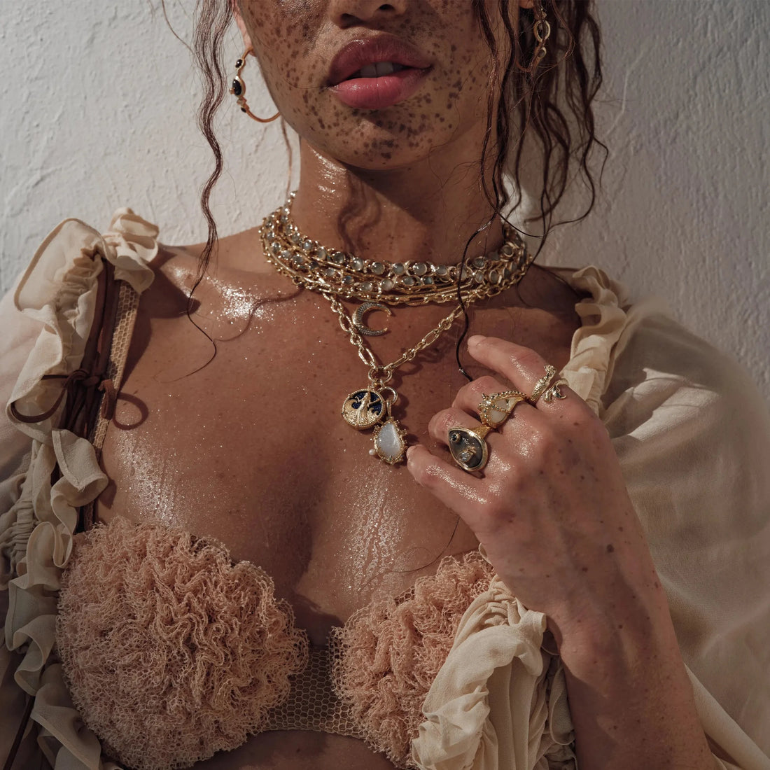 Awe Inspired Pendants Deep Sea Organic Pearl Pendant