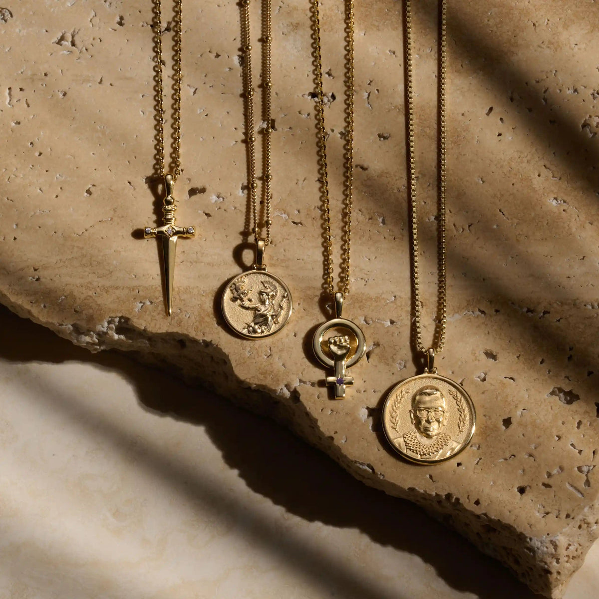 Awe Inspired Pendants Diamond Sword Amulet