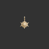 Awe Inspired Pendants Diamond Triple Moon Amulet