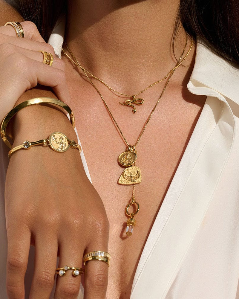 Awe Inspired Pendants Emerald Eye Snake Amulet