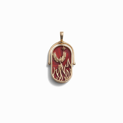 Awe Inspired Pendants Fire Element Amulet