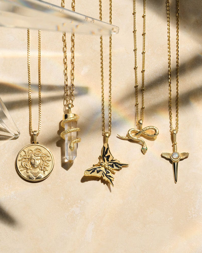 Awe Inspired Pendants Flying Dagger Amulet