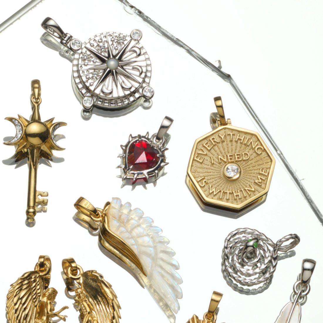 Awe Inspired Pendants Heart of Thorns Amulet