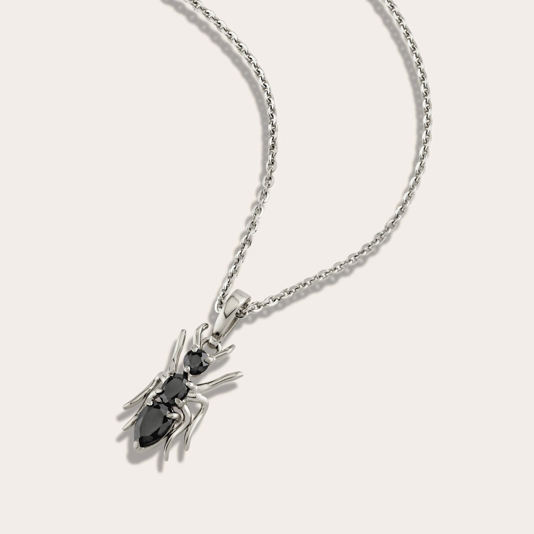 Awe Inspired Pendants Hematite Ant Amulet