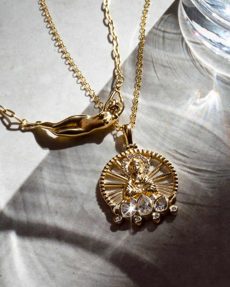 Awe Inspired Pendants Lady Buddha Goddess Pendant