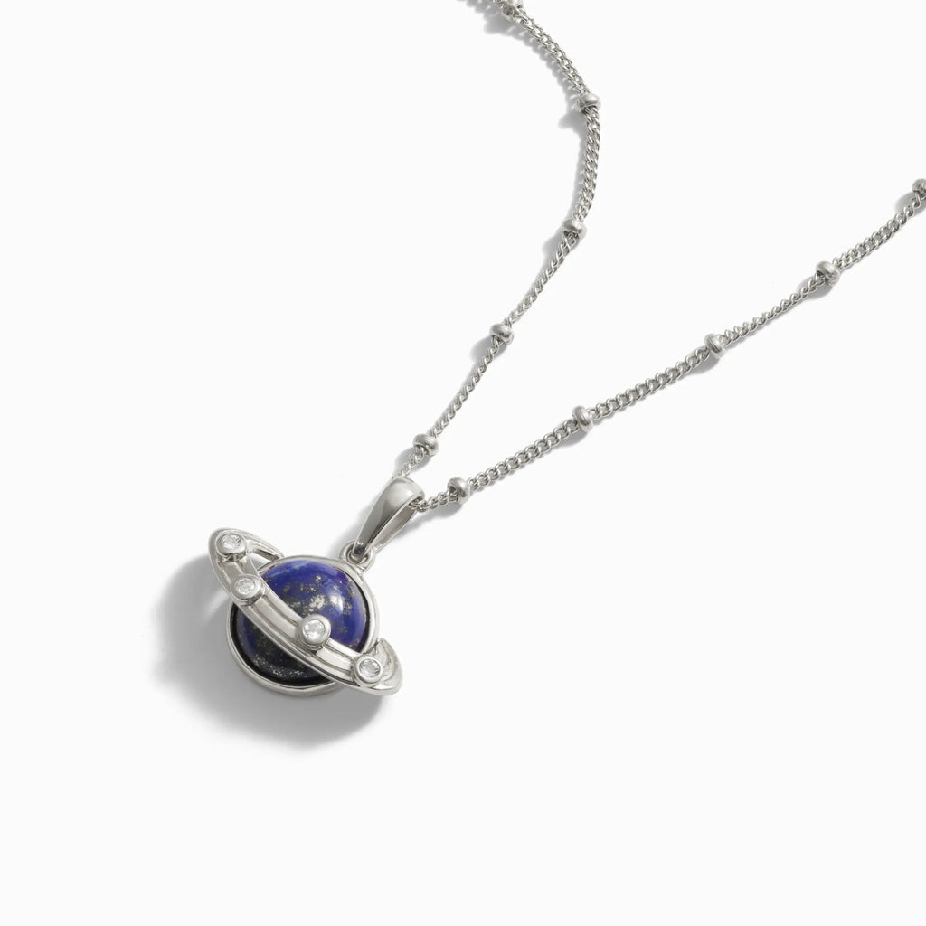 Awe Inspired  Necklaces Lapis Saturn Necklace