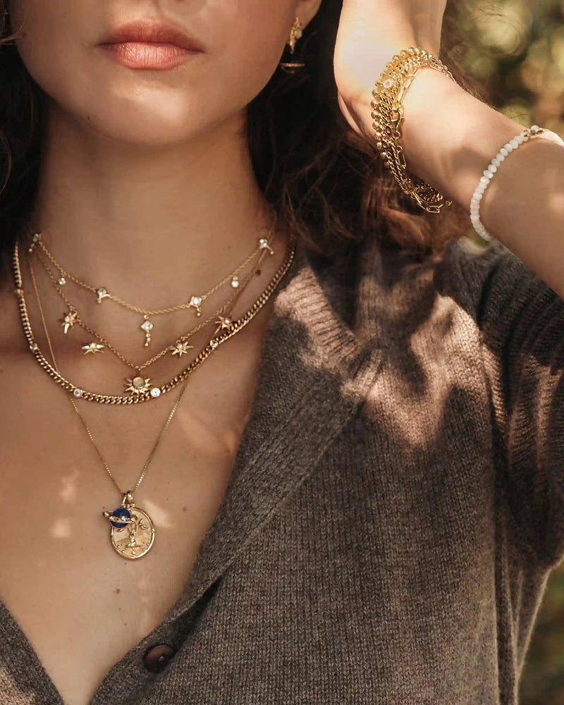 Awe Inspired Pendants Lapis Saturn Amulet