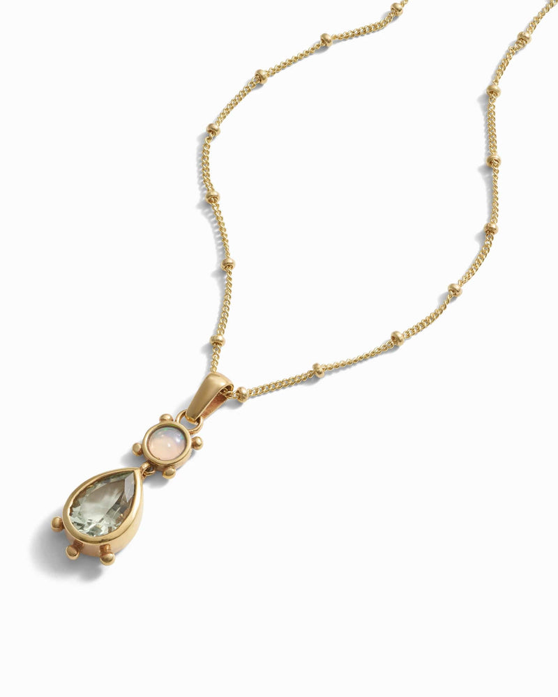 Awe Inspired Pendants Large / 14K Yellow Gold Vermeil Gemstone Talisman Amulet