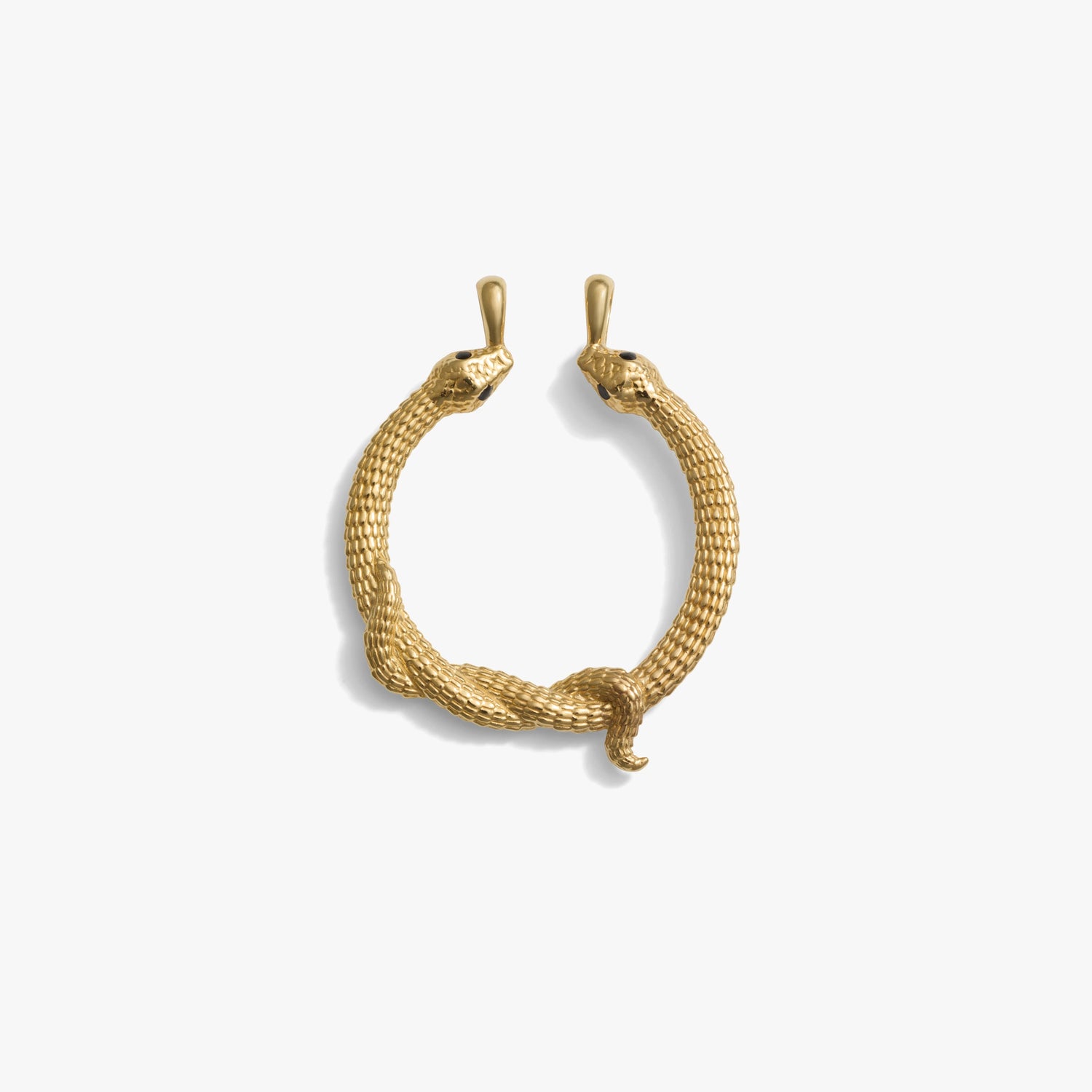 Awe Inspired Pendants Large / 14K Yellow Gold Vermeil Snake Goddess Halo