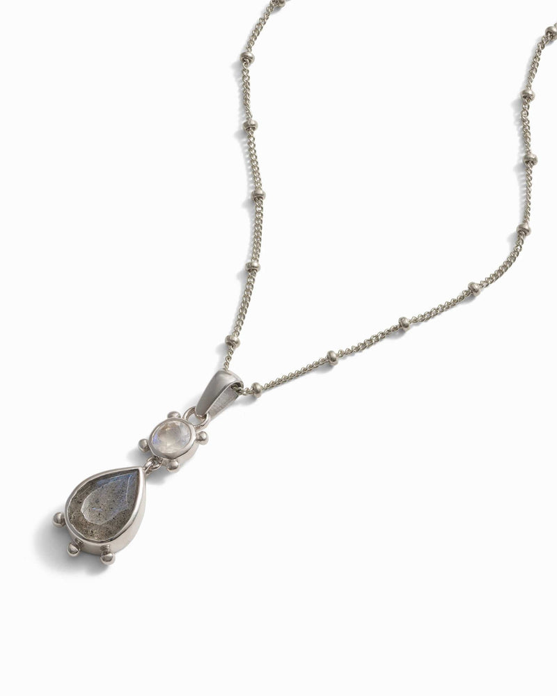 Awe Inspired Pendants Large / Sterling Silver Gemstone Talisman Amulet