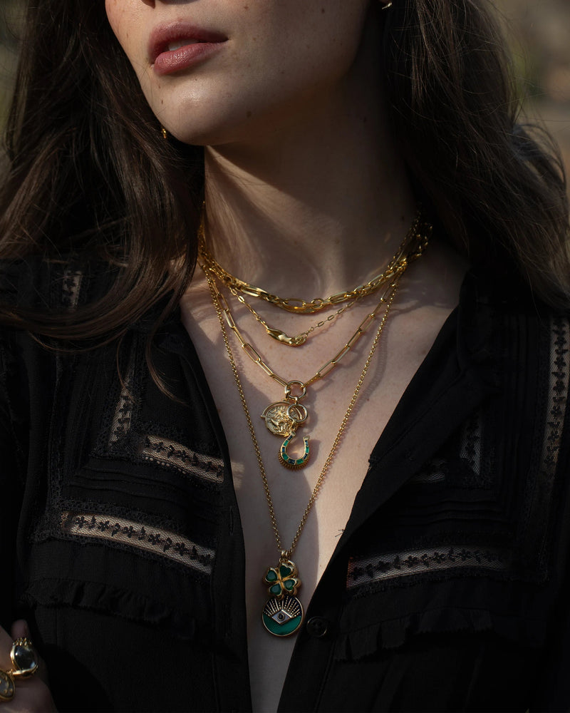 Awe Inspired Pendants Lucky Horseshoe Amulet