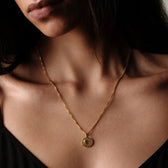 Awe Inspired Pendants Mini Spiral Snake Coin