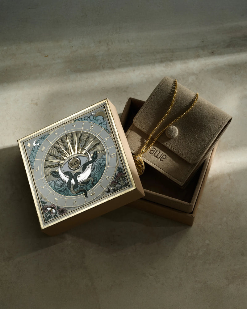 Awe Inspired Pendants Mixed Metal Mystery Goddess Trio