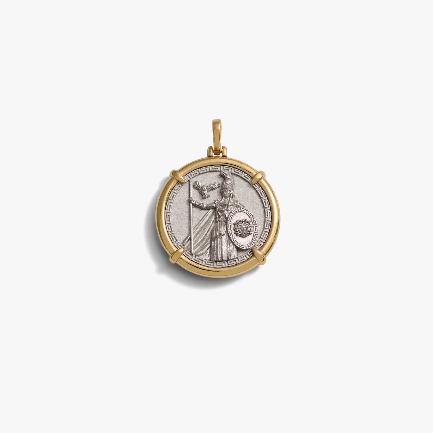 Awe Inspired Pendants Mixed Metals (Gold & Silver) / Large Special Edition Athena Pendant