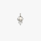Awe Inspired Pendants Moonstone Spider Amulet
