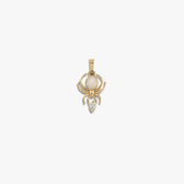 Awe Inspired Pendants Moonstone Spider Amulet