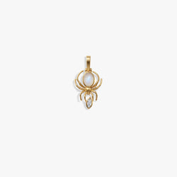 Awe Inspired  Pendants Moonstone Spider Amulet