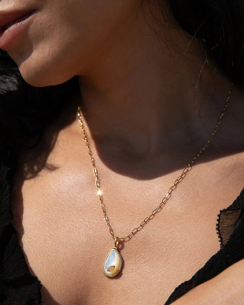 Awe Inspired Pendants Organic Pearl Gemstone Pendant