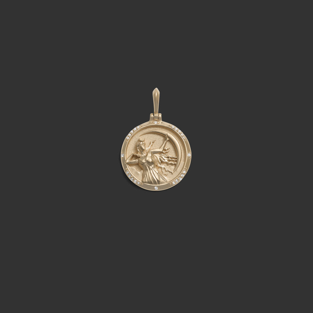 Awe Inspired Pendants Selene Goddess Pendant