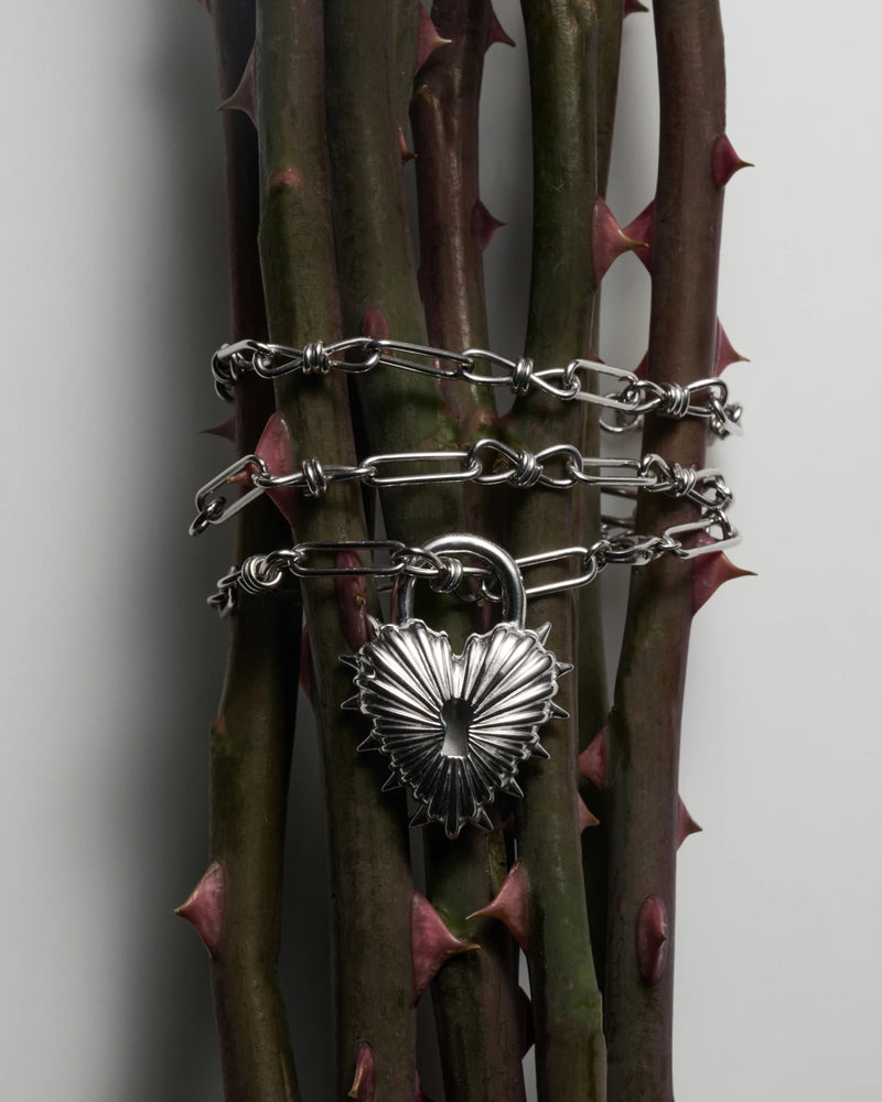 Awe Inspired Pendants Spiked Heart Locket