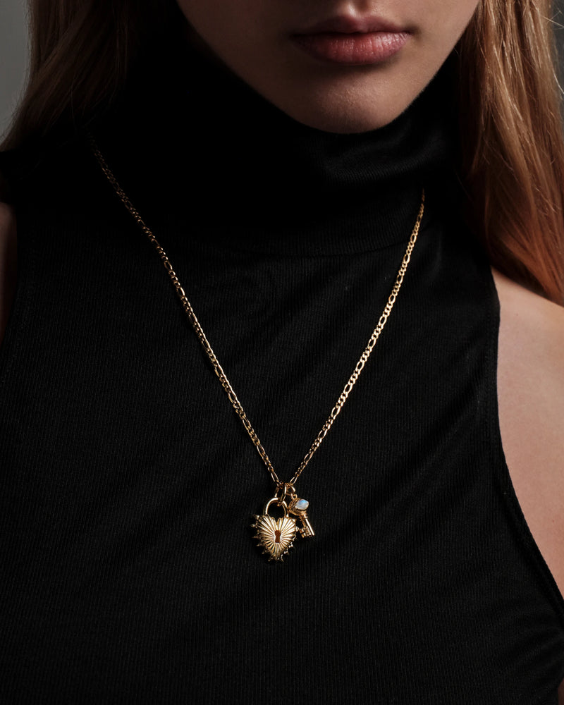 Awe Inspired Pendants Spiked Heart Locket