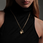 Awe Inspired Pendants Spiked Heart Locket