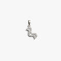 Awe Inspired Pendants Sterling Silver / Aquarius / Mini Zodiac Gemstone Amulet