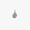Awe Inspired Pendants Sterling Silver / Blue Swiss Topaz Aura Pendant