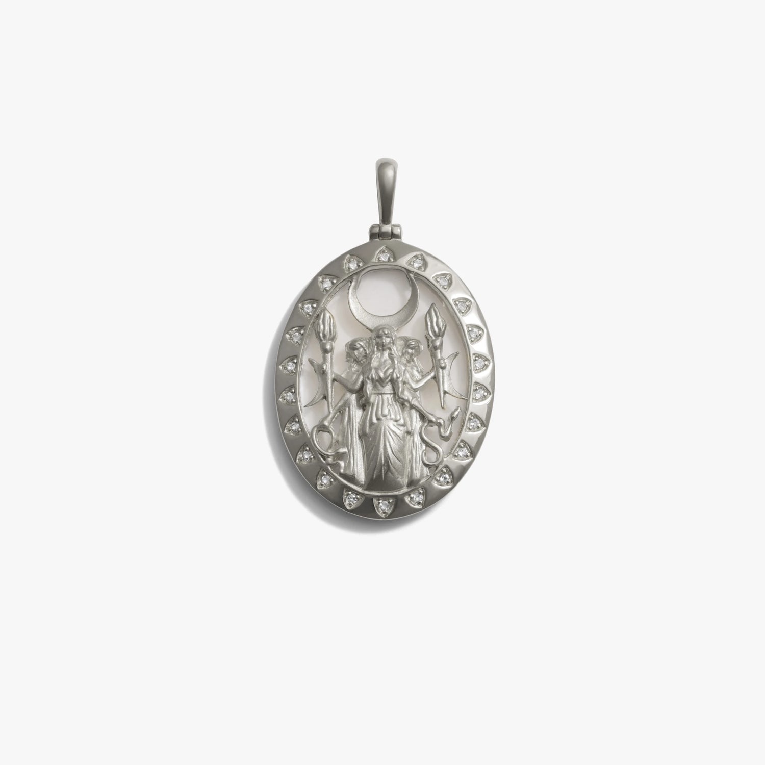 Awe Inspired Pendants Sterling Silver / Clear Quartz Special Edition Hecate Pendant
