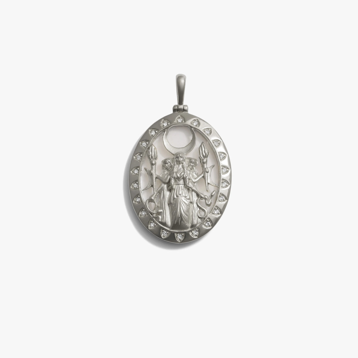 Awe Inspired Pendants Sterling Silver / Clear Quartz Special Edition Hecate Pendant