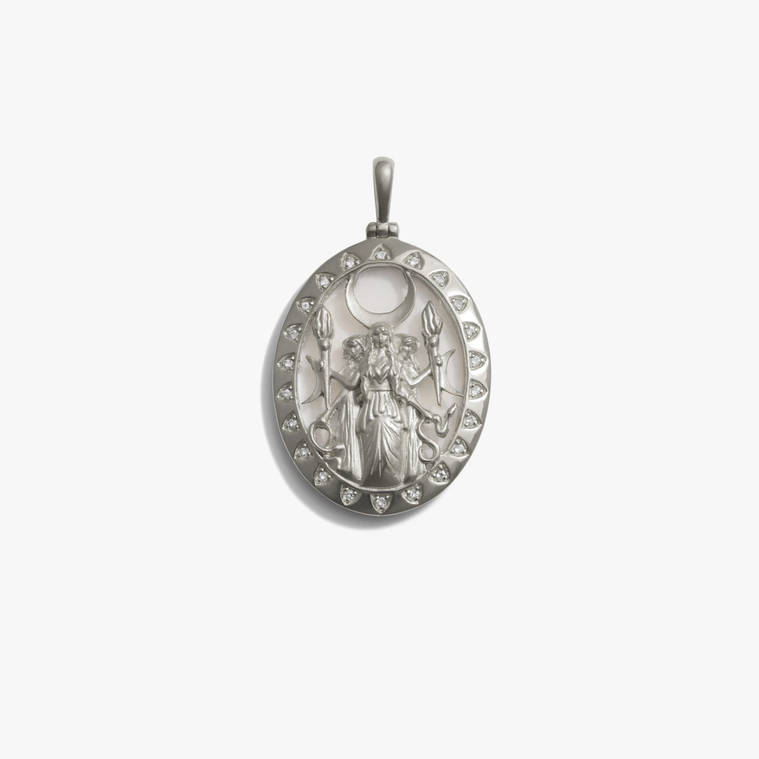 Awe Inspired Pendants Sterling Silver / Clear Quartz Special Edition Hecate Pendant