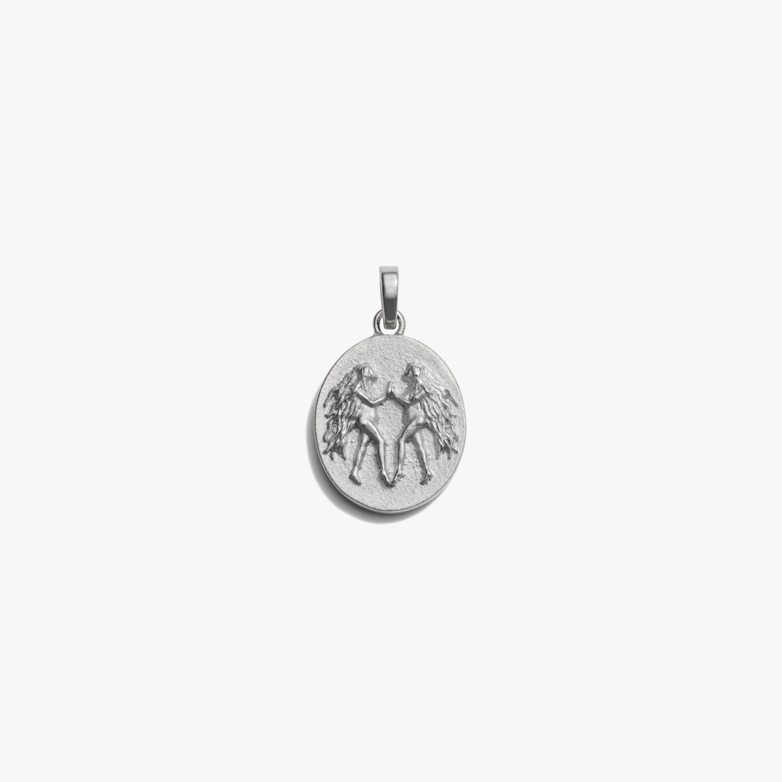 Awe Inspired Pendants Sterling Silver / Gemini / Standard Zodiac Goddess Pendant